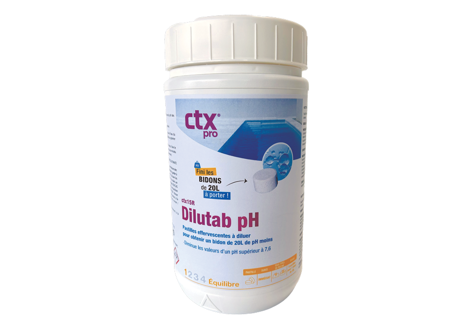 CTX DILUTAB pH 800G - 16 PASTILLES