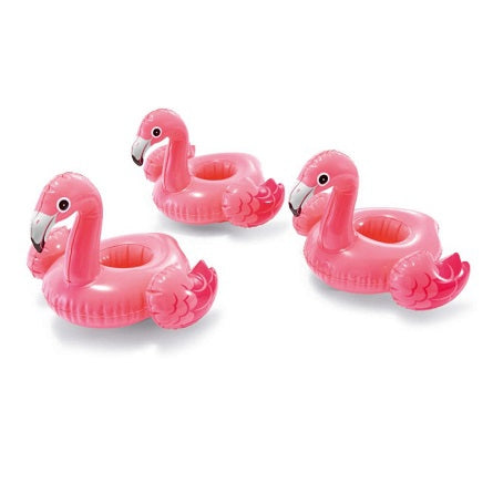 PORTE-VERRES GONFLABLES FLAMANT ROSE